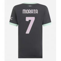 AC Milan Alvaro Morata #7 Kolmaspaita Naiset 2024-25 Lyhythihainen